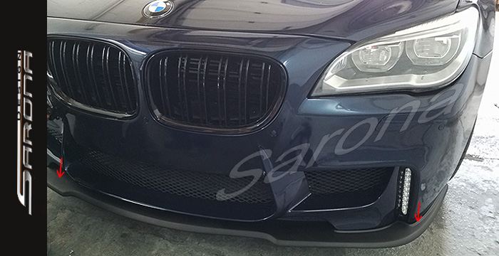 Custom BMW 7 Series  Sedan Front Bumper (2009 - 2015) - $850.00 (Part #BM-085-FB)